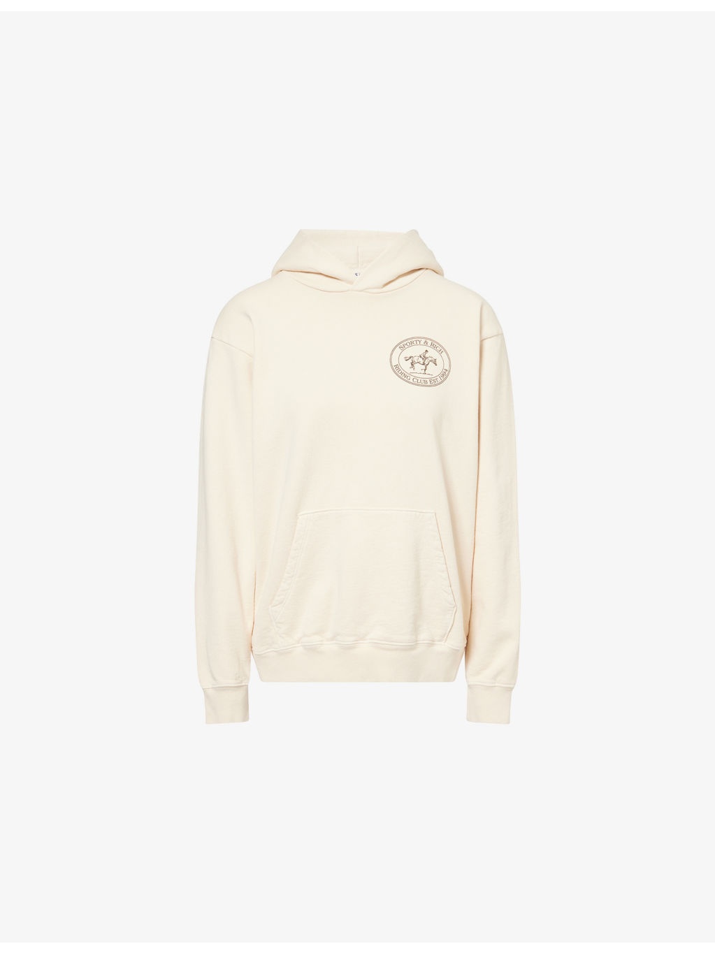 Riding Club Logo-Print Cotton-Jersey Hoody - 1