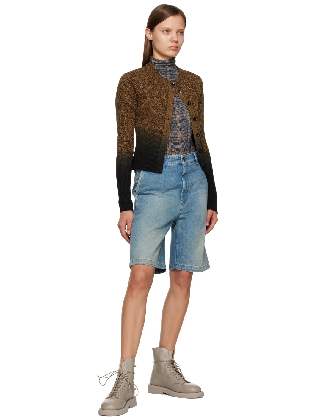Gray Gomme Gommello Ankle Boots - 5