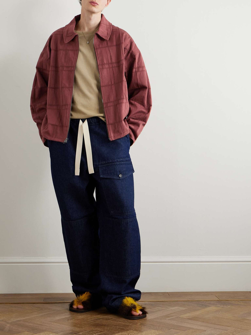 The Elder Statesman Sun-Bleached Pica Cotton and Cashmere-Blend Jersey T-Shirt outlook