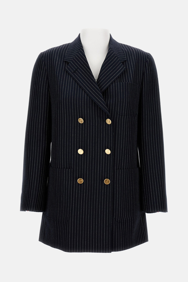 Thom Browne Jackets Blue Virgin Wool 1