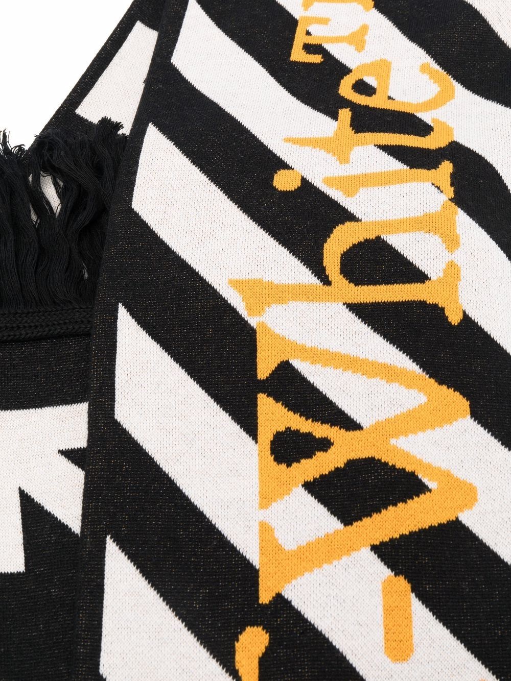 Diag Stripe logo scarf - 3