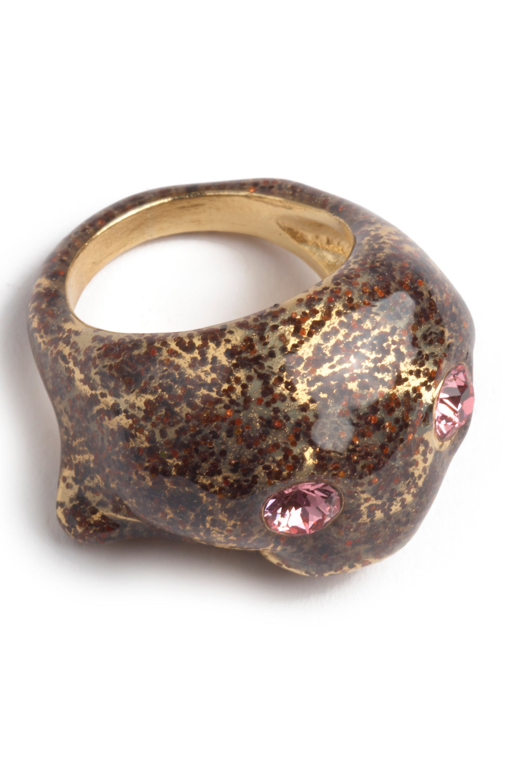 ANTIQUE GOLD DOLPHIN BABY RING - 4