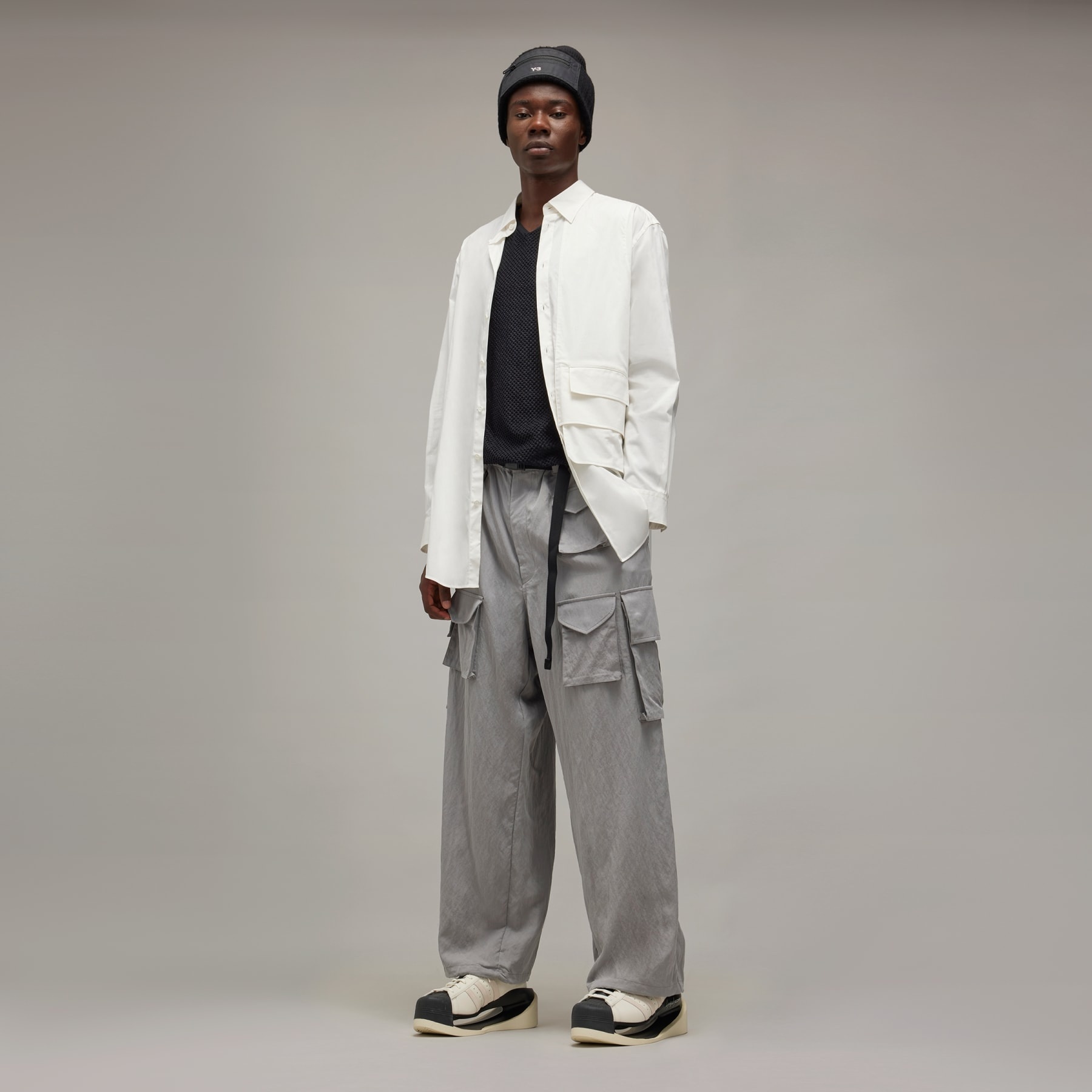 Y-3 Washed Twill Cargo Pants - 5