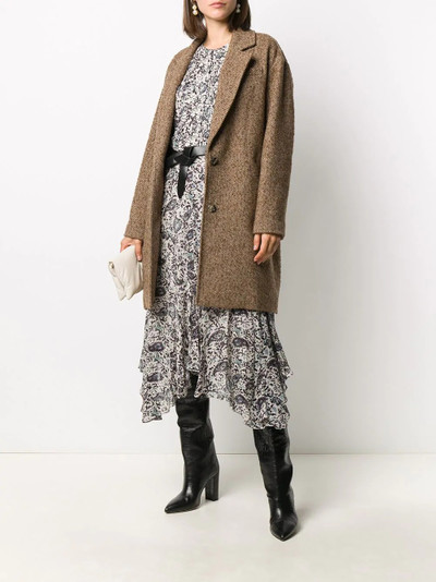 Isabel Marant Étoile handkerchief-hem paisley midi dress outlook