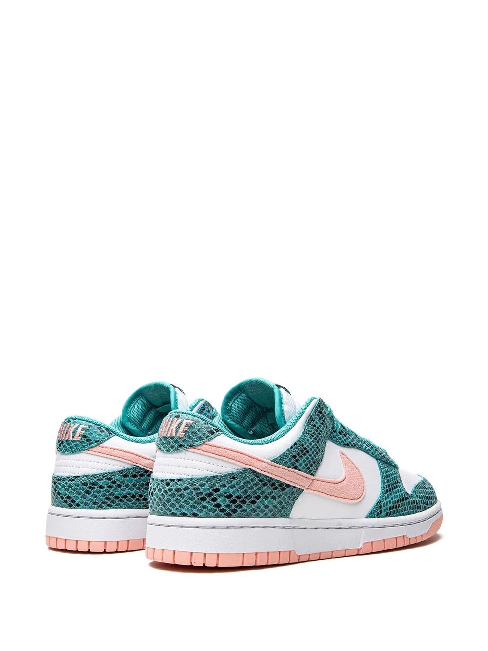 Dunk Low Snakeskin "Washed Teal/Bleached Coral" sneakers - 3