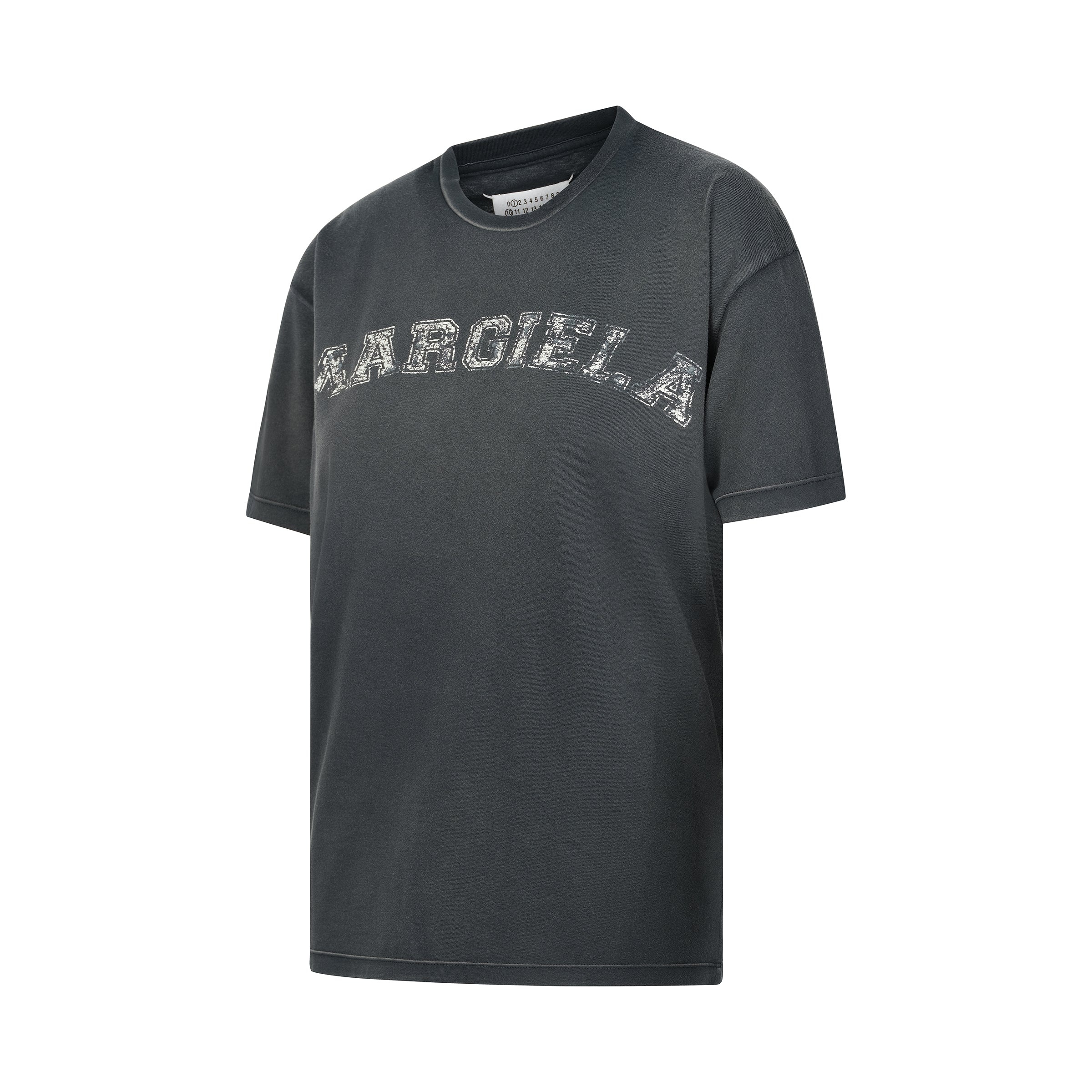 Faded Logo Relaxed Fit T-Shirt in Black - 2