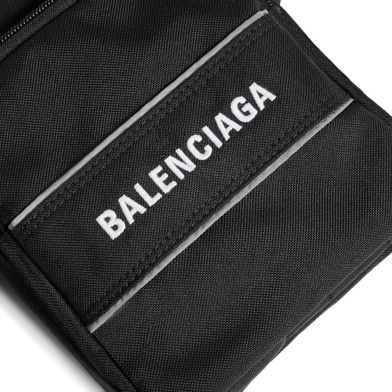 Men's Sport Small Messenger Bag in Black/white 5