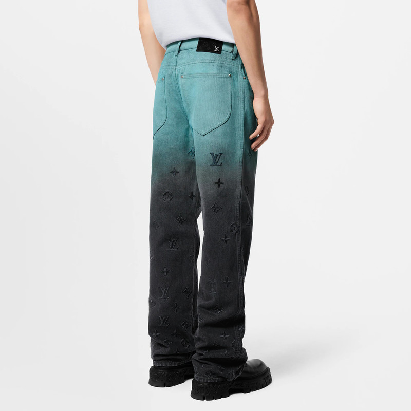 Embroidered Denim Pants 5