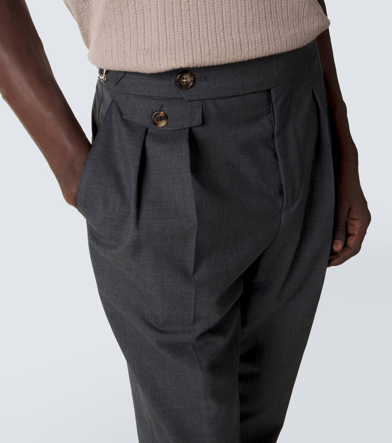 Virgin wool straight pants 5