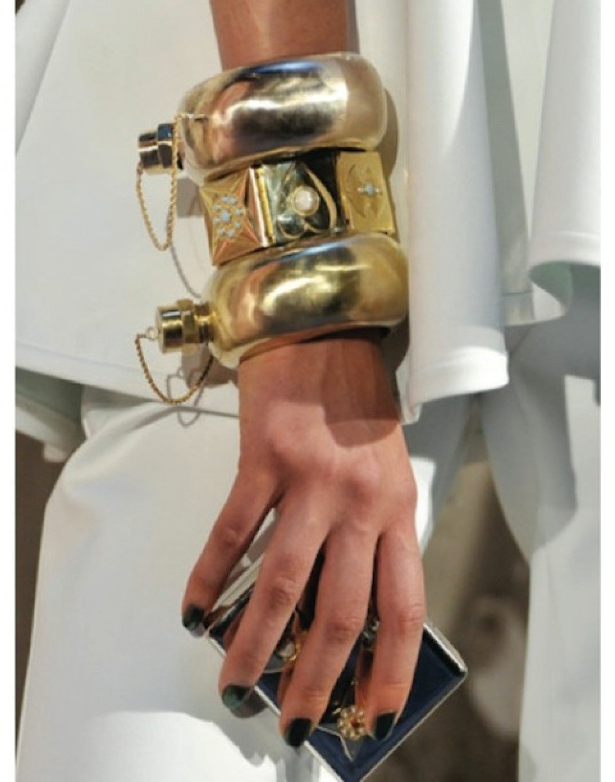 Gold Flask Bangle - 2