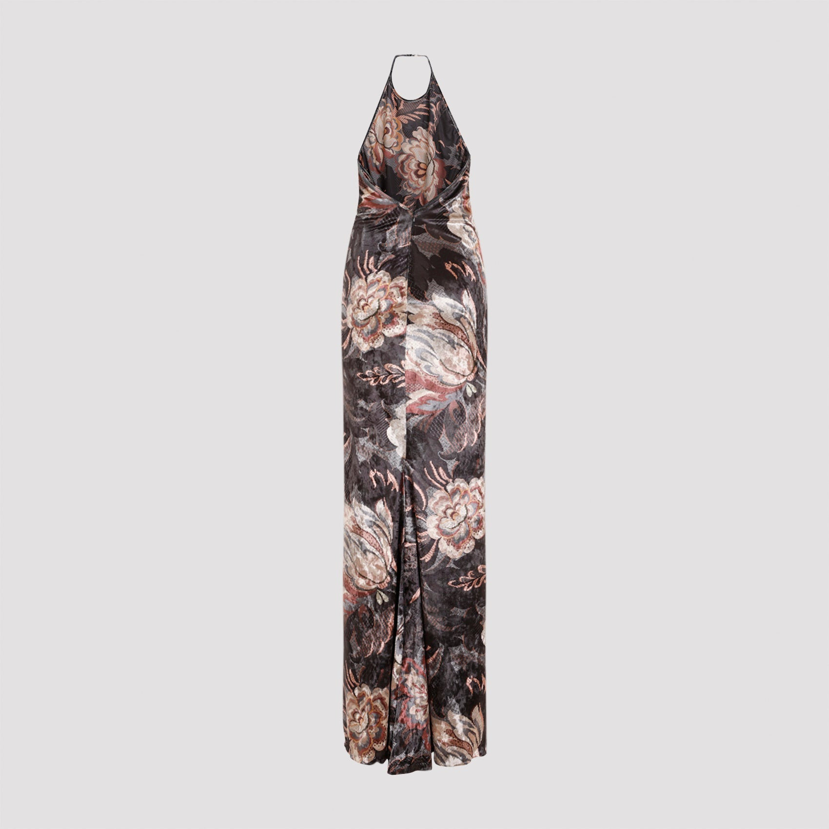 Etro Velvet Long Dress Women - 2