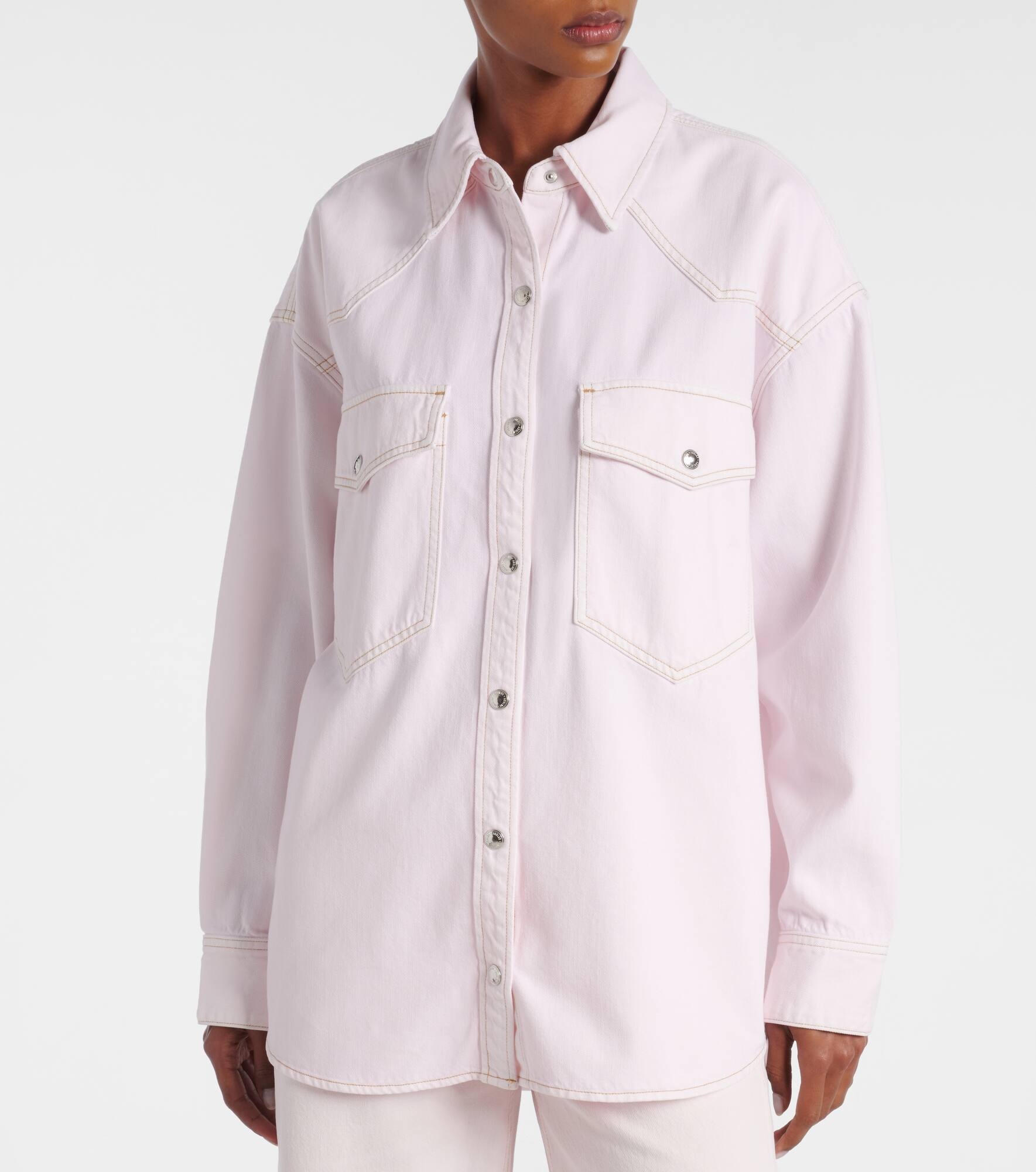 Lotta denim overshirt - 6