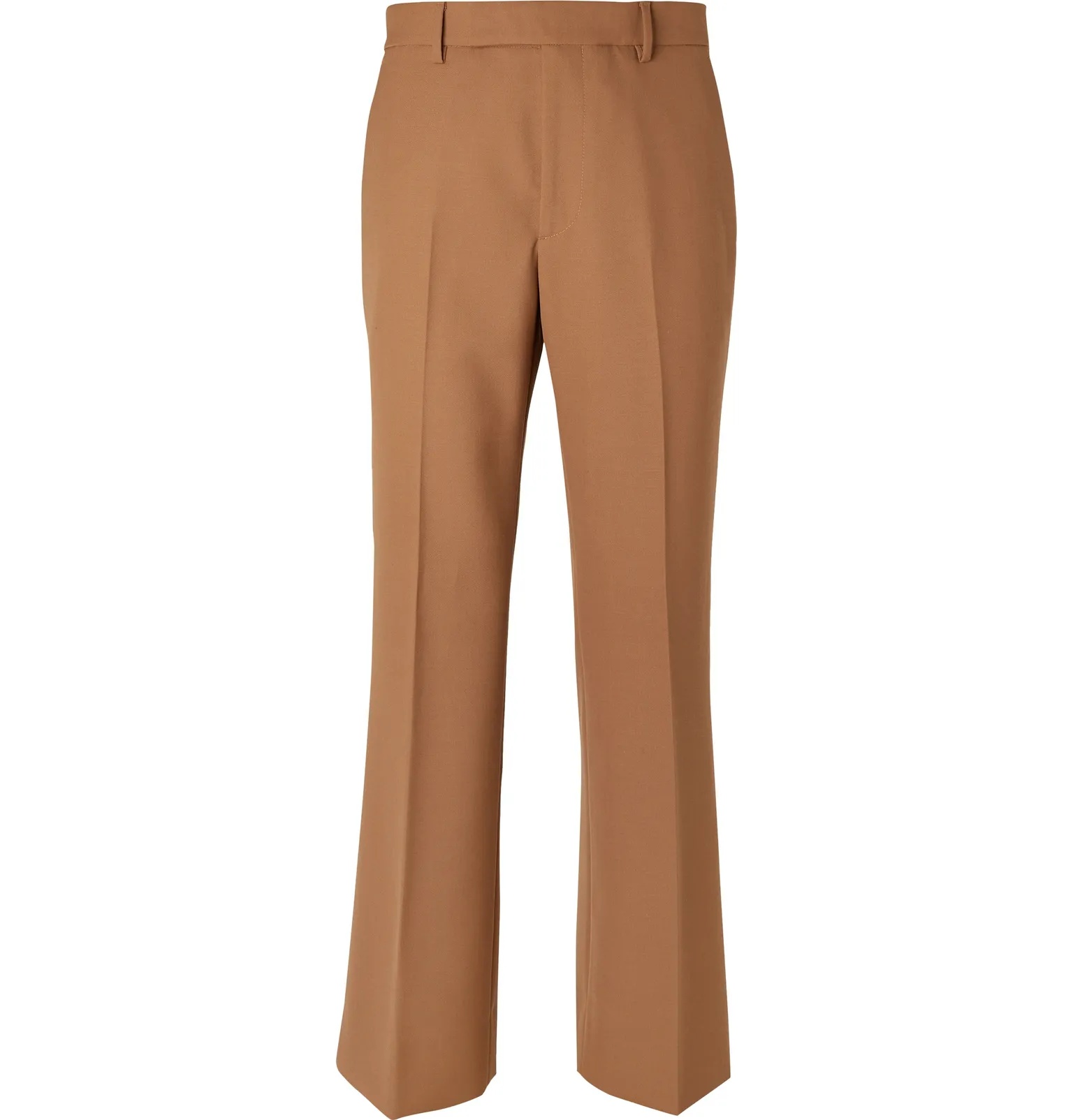 Flared Canvas Trousers - 1