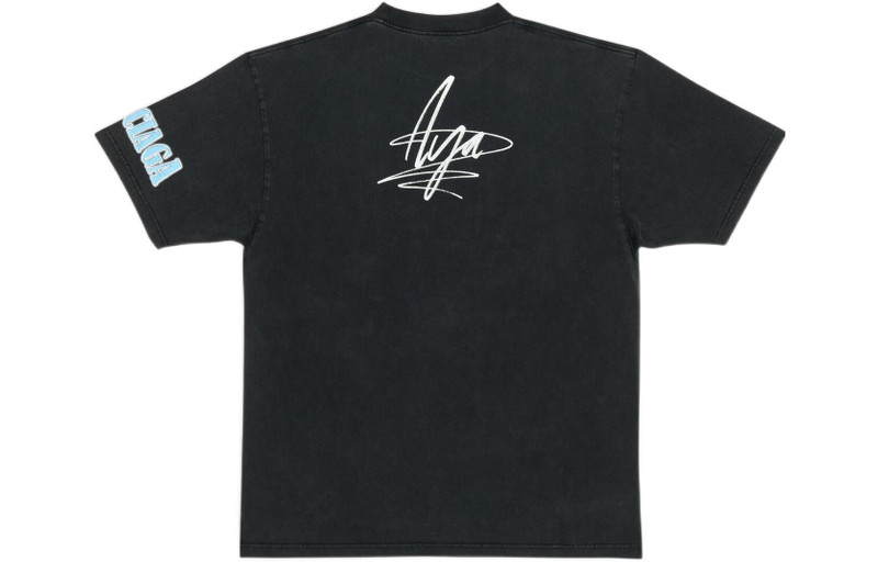 BALENCIAGA Balenciaga Music Aya Nakamura Merch T-shirt Large Fit in Black outlook