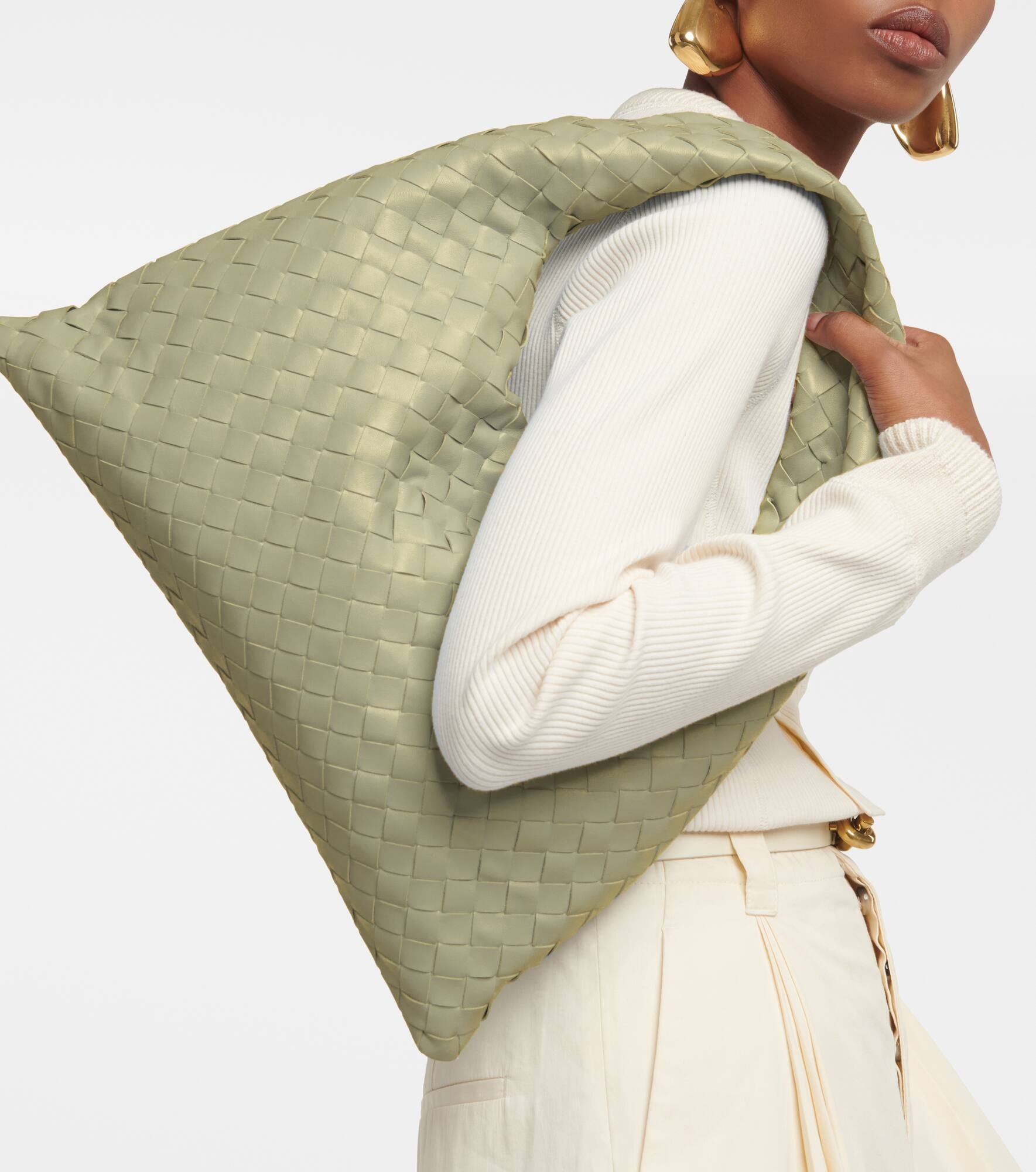 Hop Small leather tote bag - 2