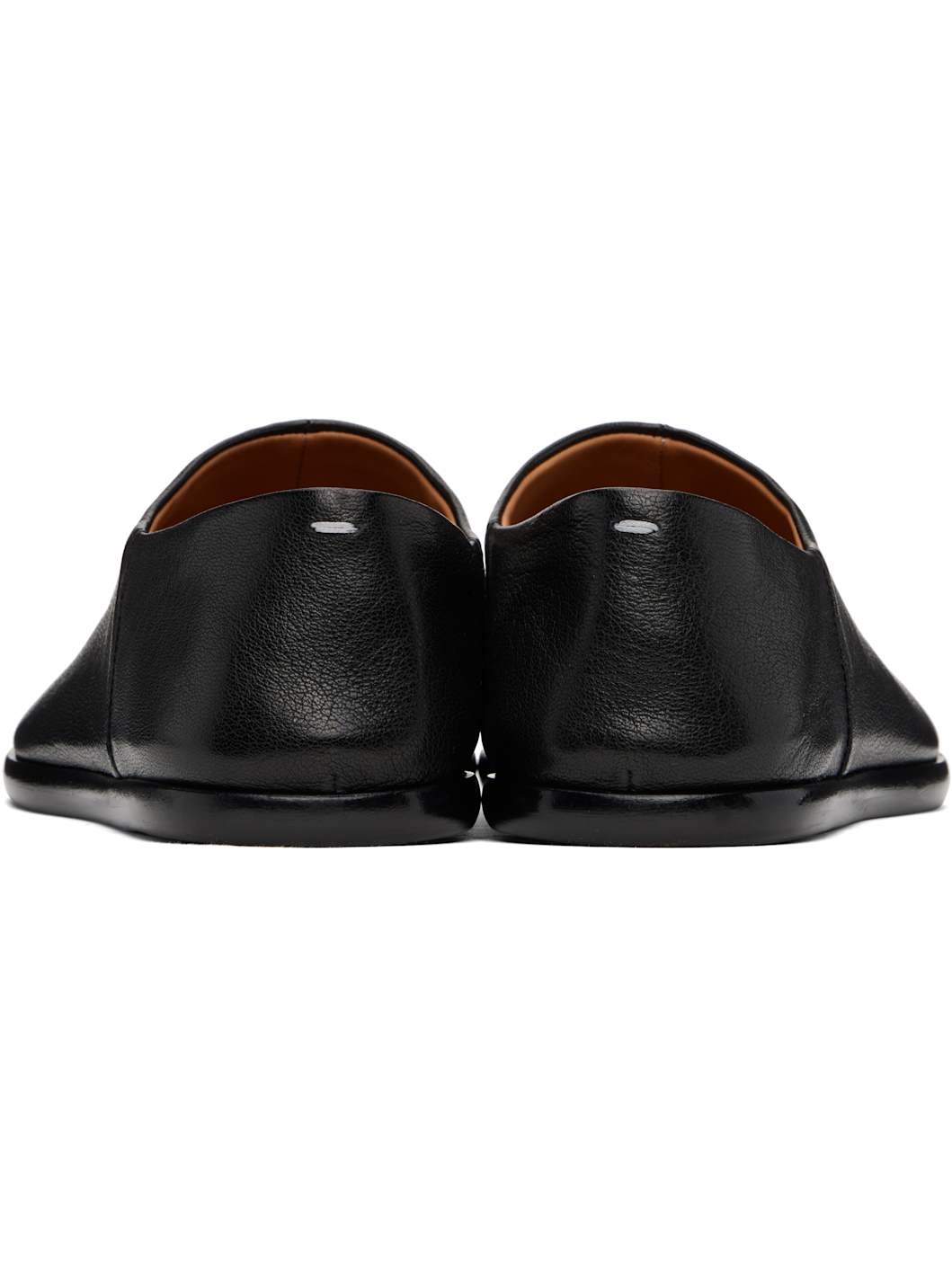 Black Tabi Babouches Loafers - 2