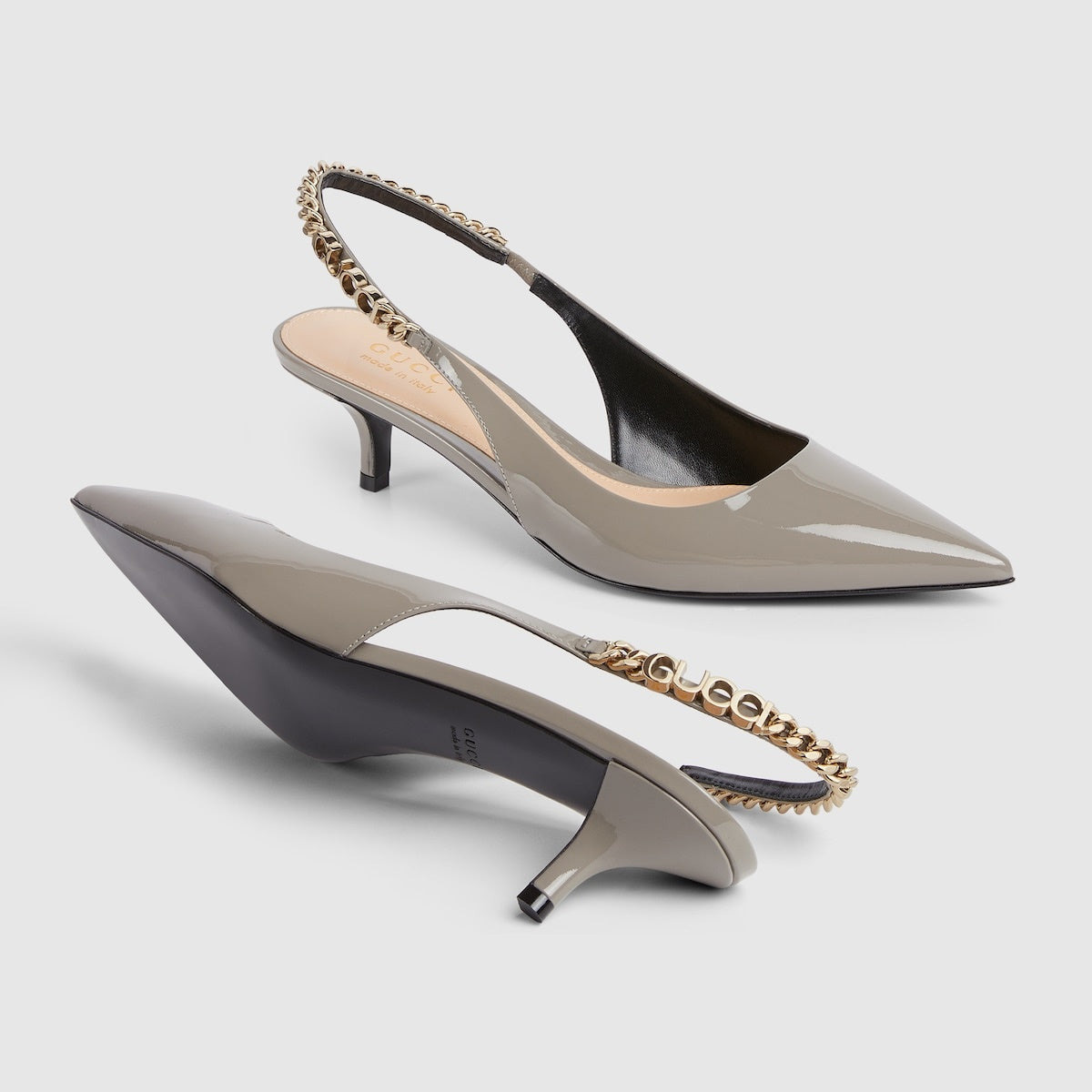 Gucci Signoria Patent Leather Pumps - 4