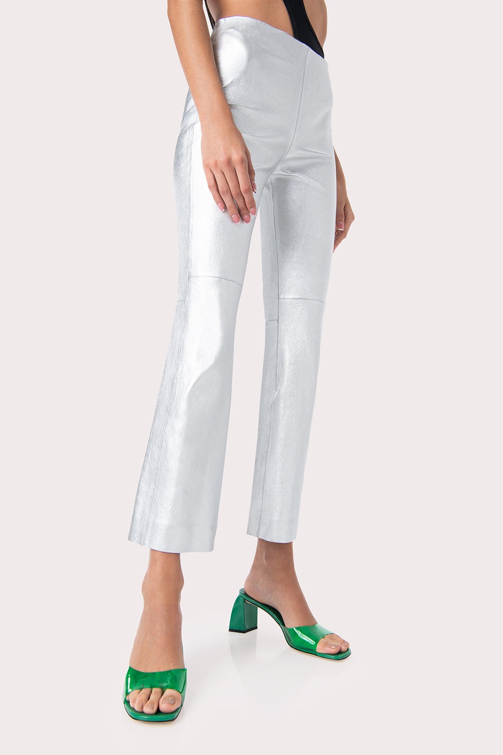 Romy Clover Green PVC and Patent Leather - 2