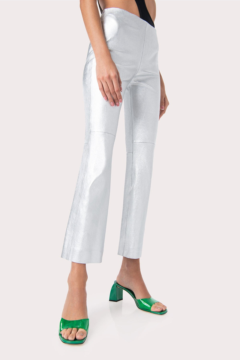 BY FAR Romy Clover Green PVC and Patent Leather outlook