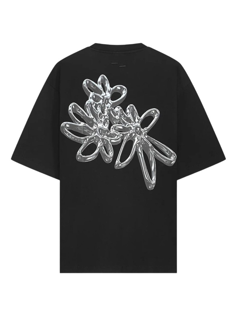 flower-print T-shirt 5