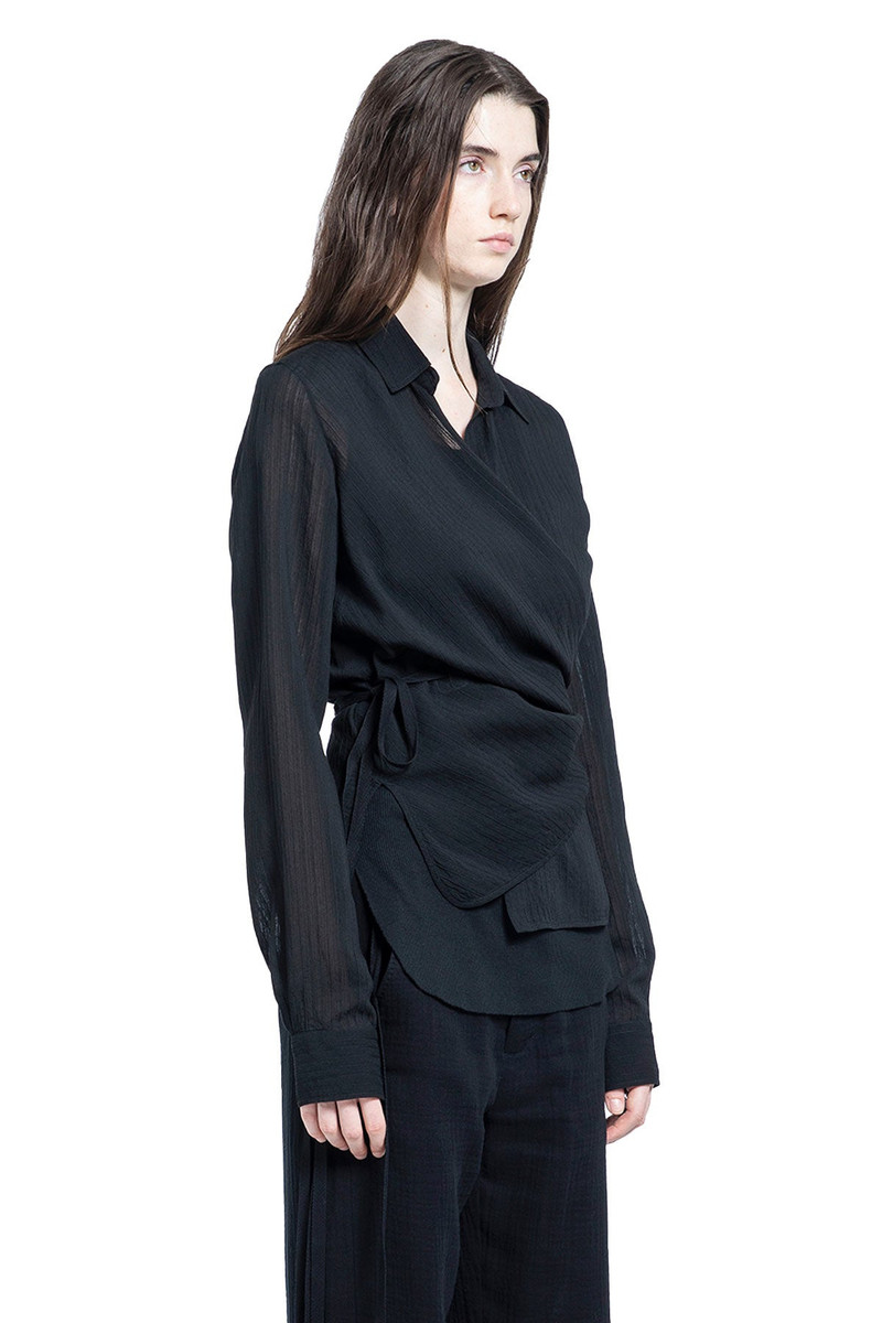 Ann Demeulemeester Alba Asymmetric Wrap Shirt outlook
