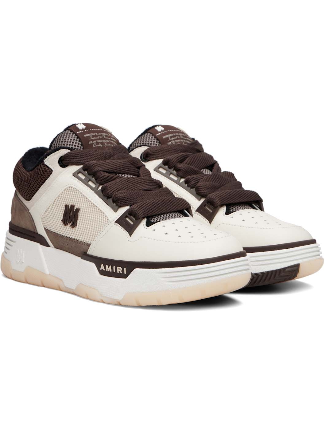 Off-White & Brown MA-1 Sneakers - 4