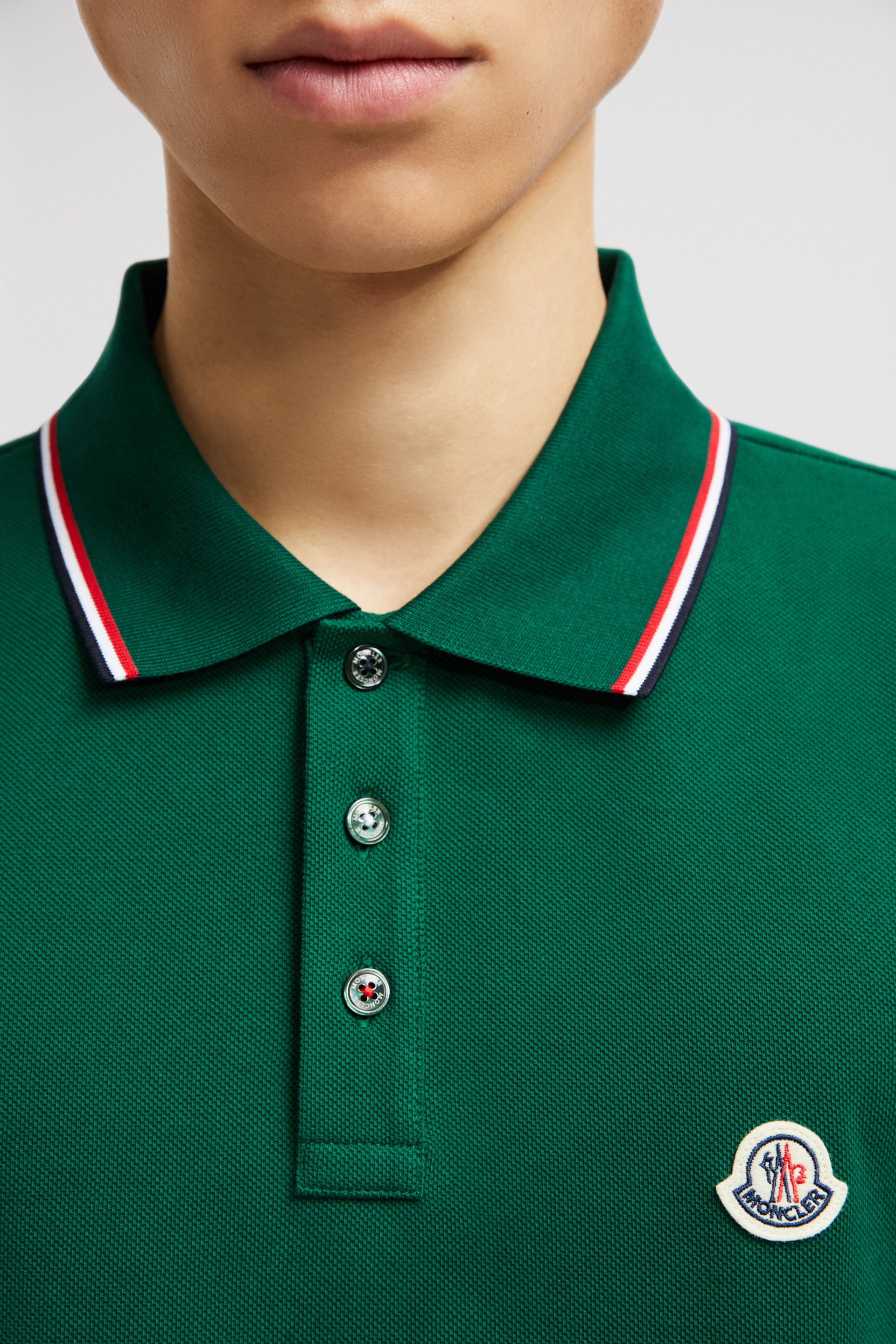 Tricolor-Trimmed Cotton Piquet Polo Shirt - 6