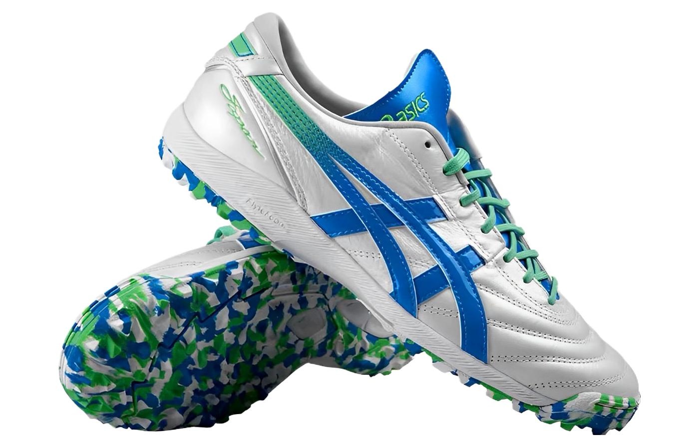ASICS C3 TF (旧モデル) ASICS Soccer Shoes C3 FF TF White/Pure Gold kangaroo leather