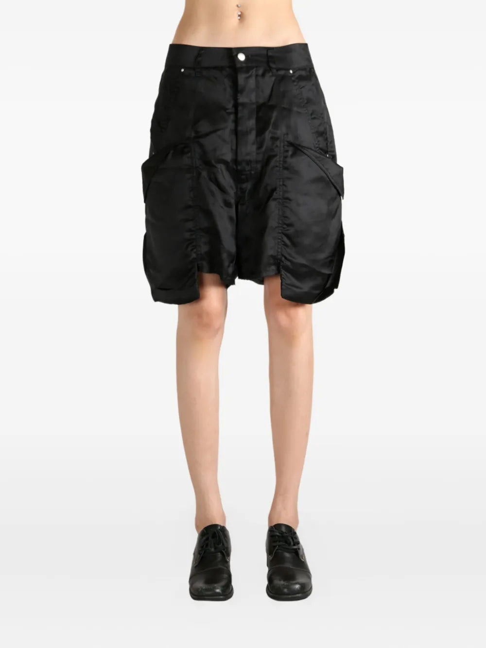 Stefan Cargo Shorts Cupro Twill - 2
