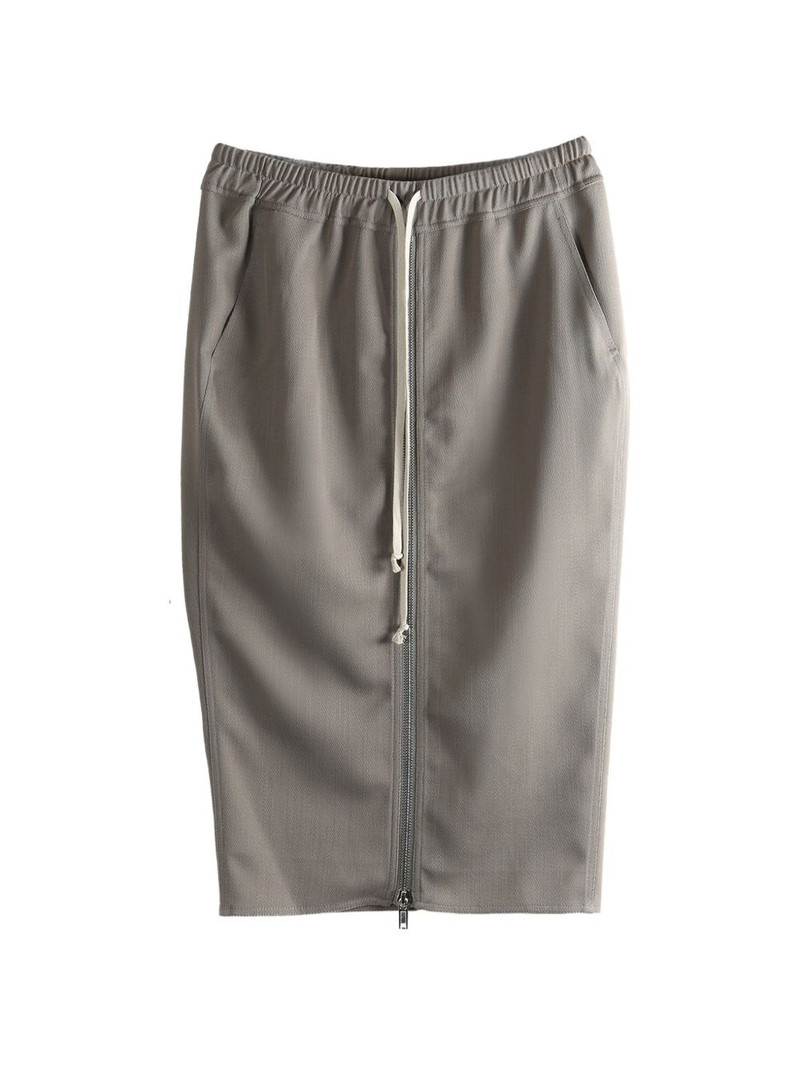 zip detail midi skirt 1