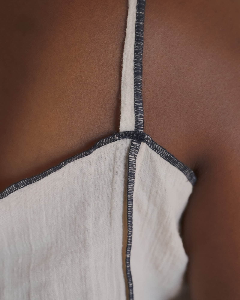 Shok Square Top - Crinkle Linen 5
