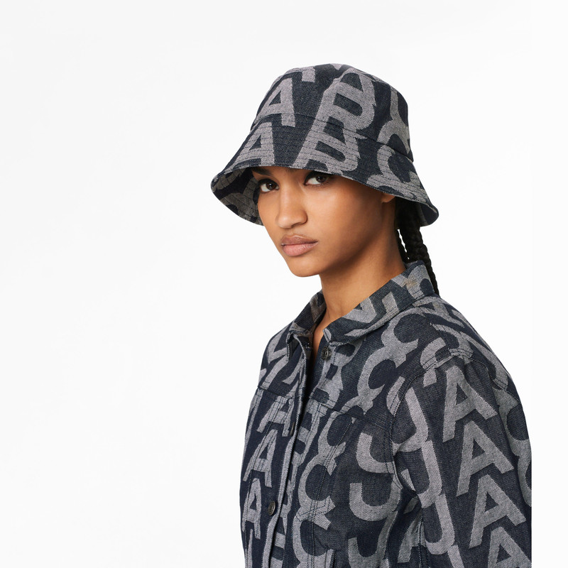 Marc Jacobs THE MONOGRAM DENIM BUCKET HAT outlook