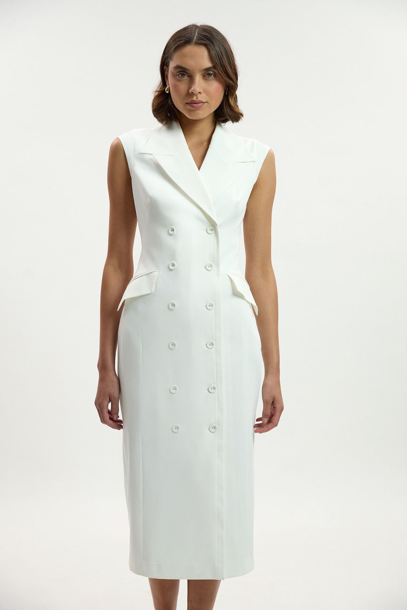Tall Tailored Tux Pencil Dress 1
