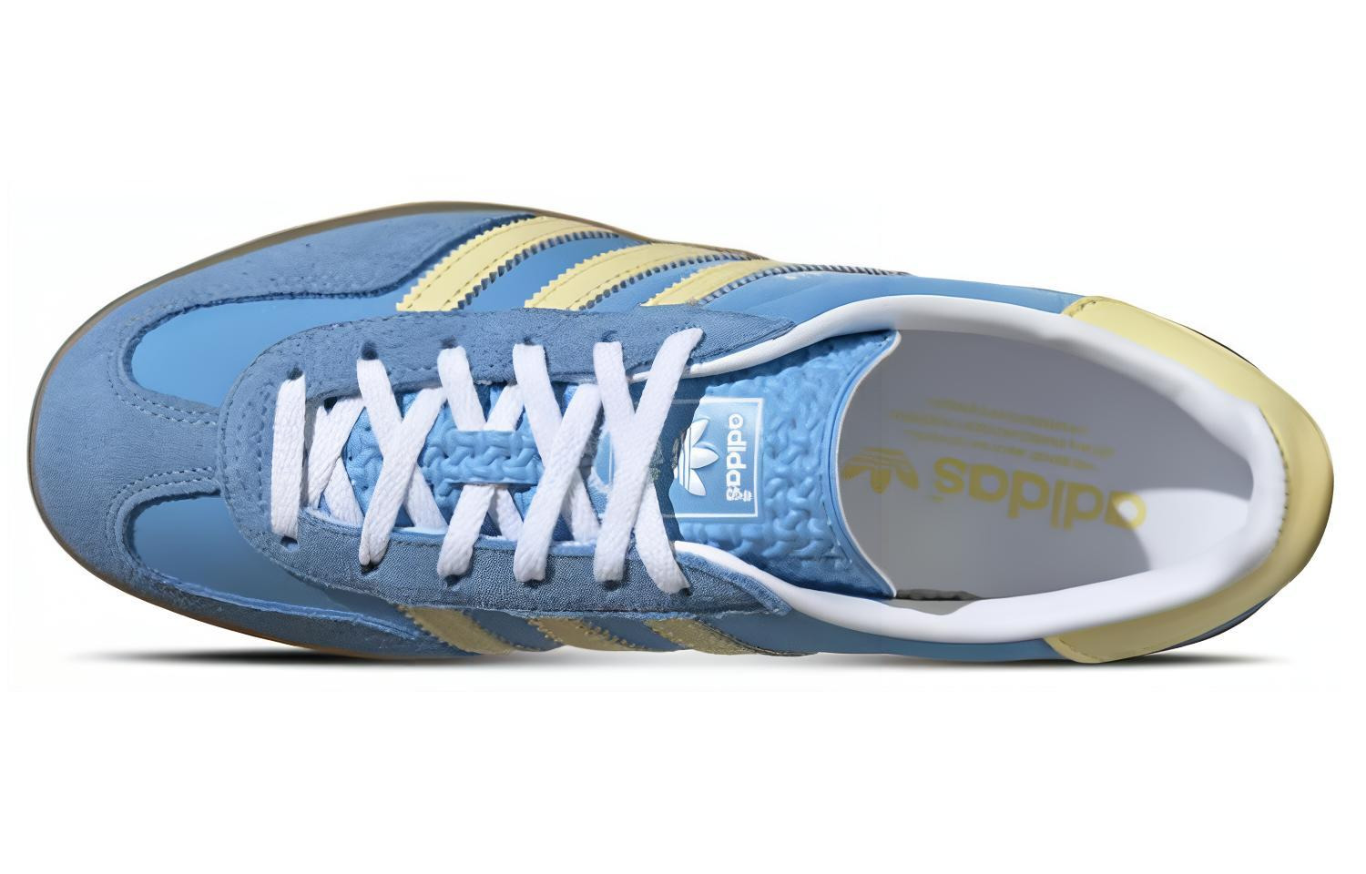 (WMNS) adidas originals Gazelle Indoor 'Blue Burst Yellow' IE2960 - 4