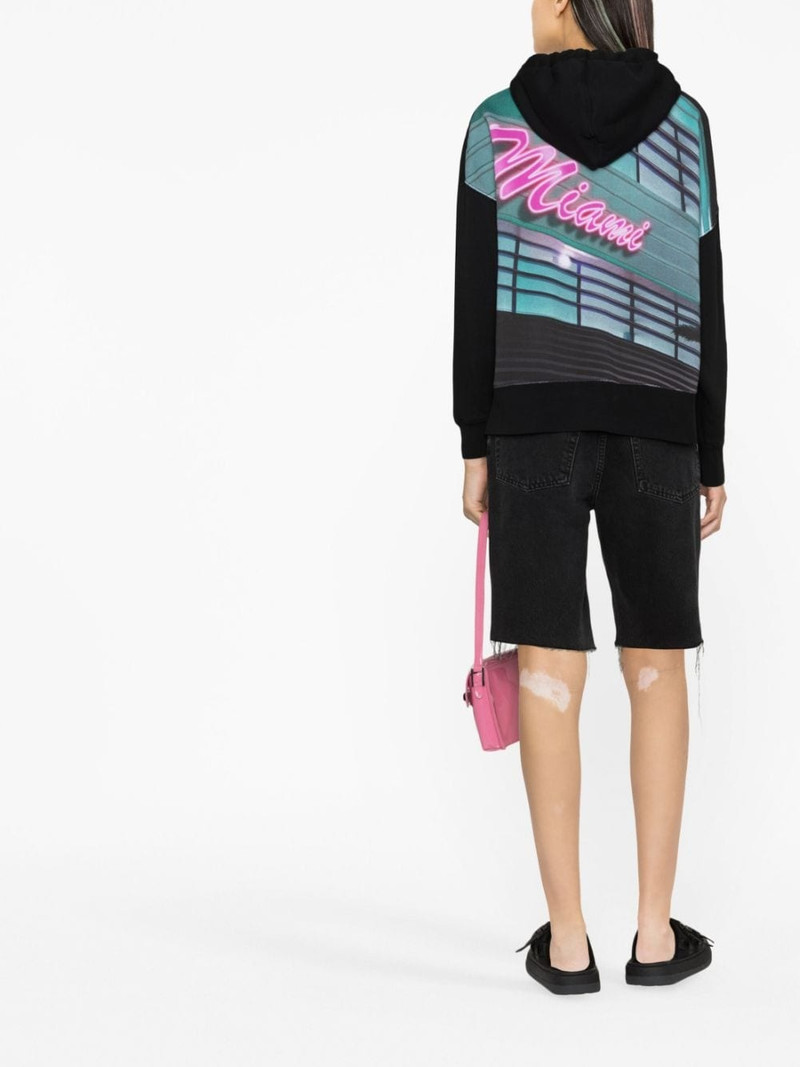 Palm Angels graphic-print organic cotton hoodie outlook