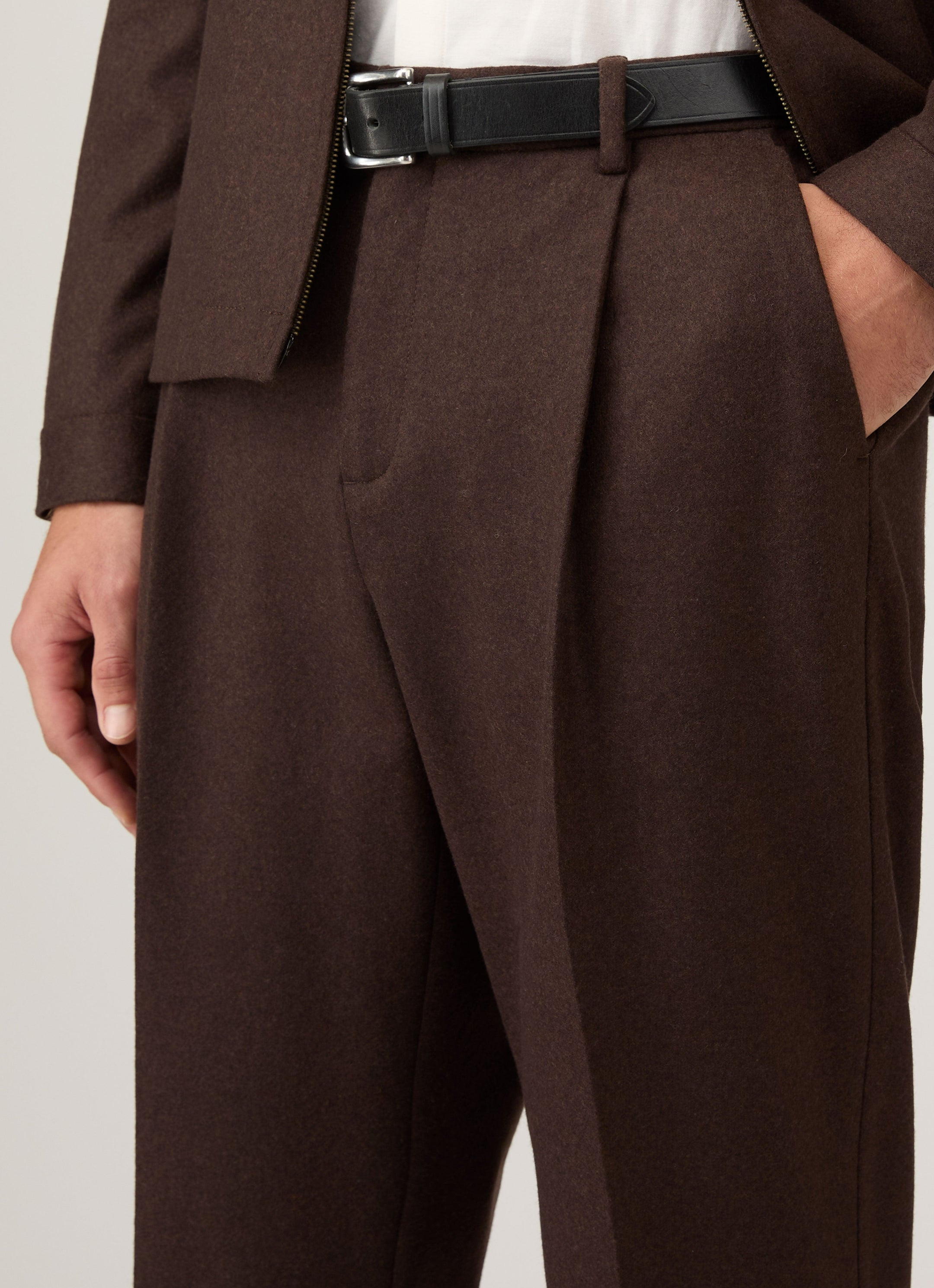 Boiled Wool Trouser - 6