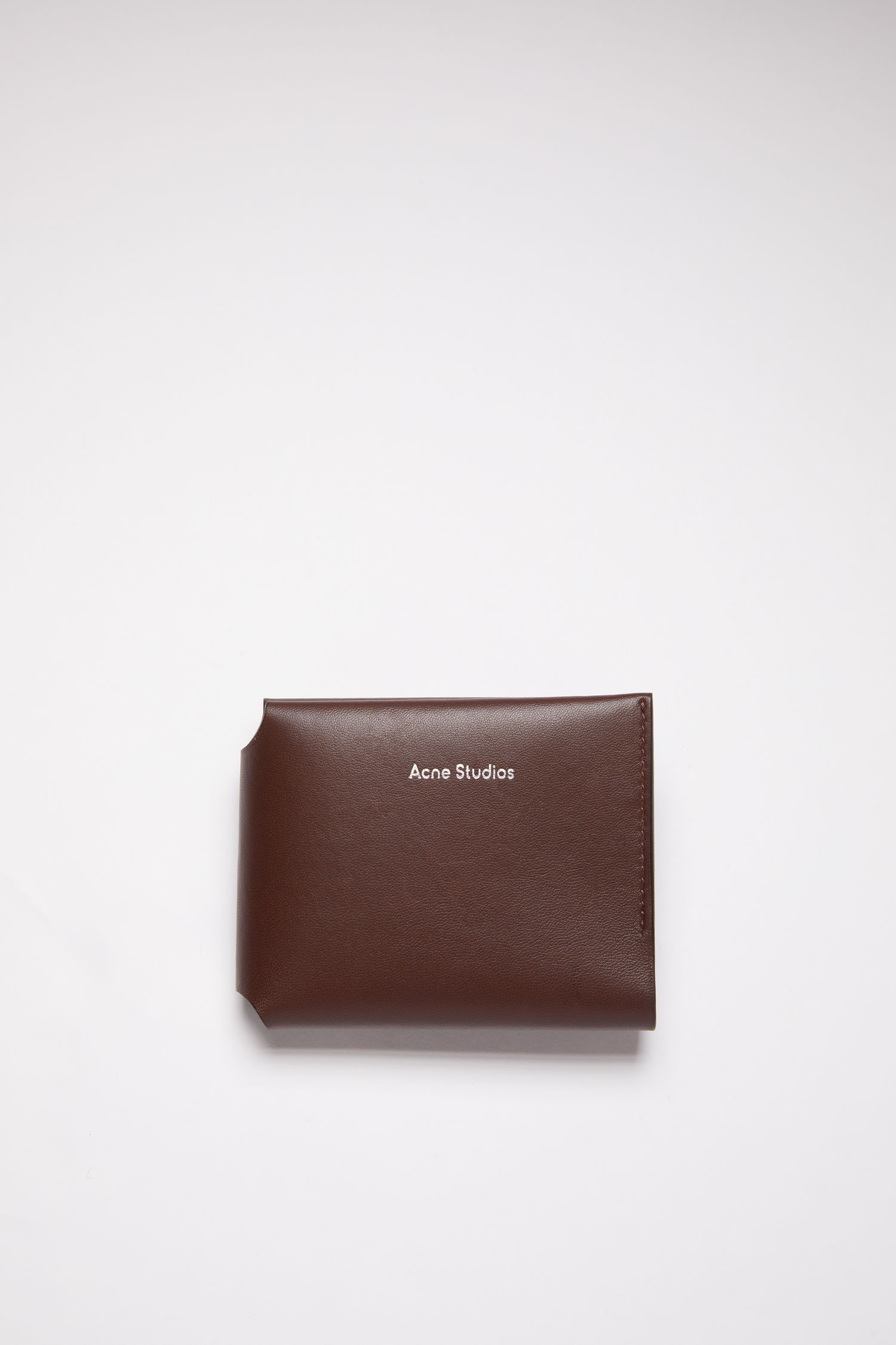 Trifold card wallet - Dark brown - 1