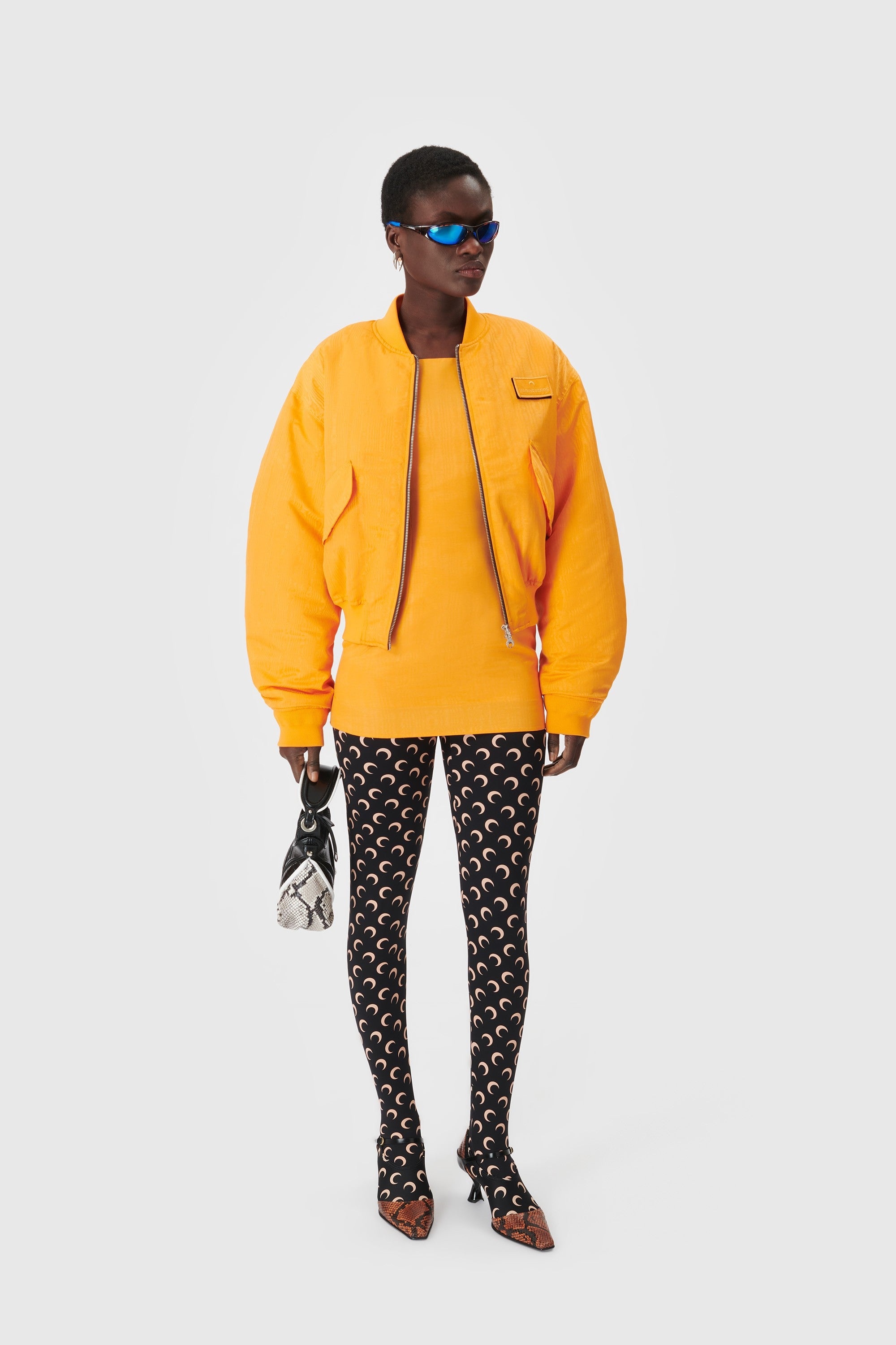 Regenerated Reversible Moire Bomber Jacket - 3