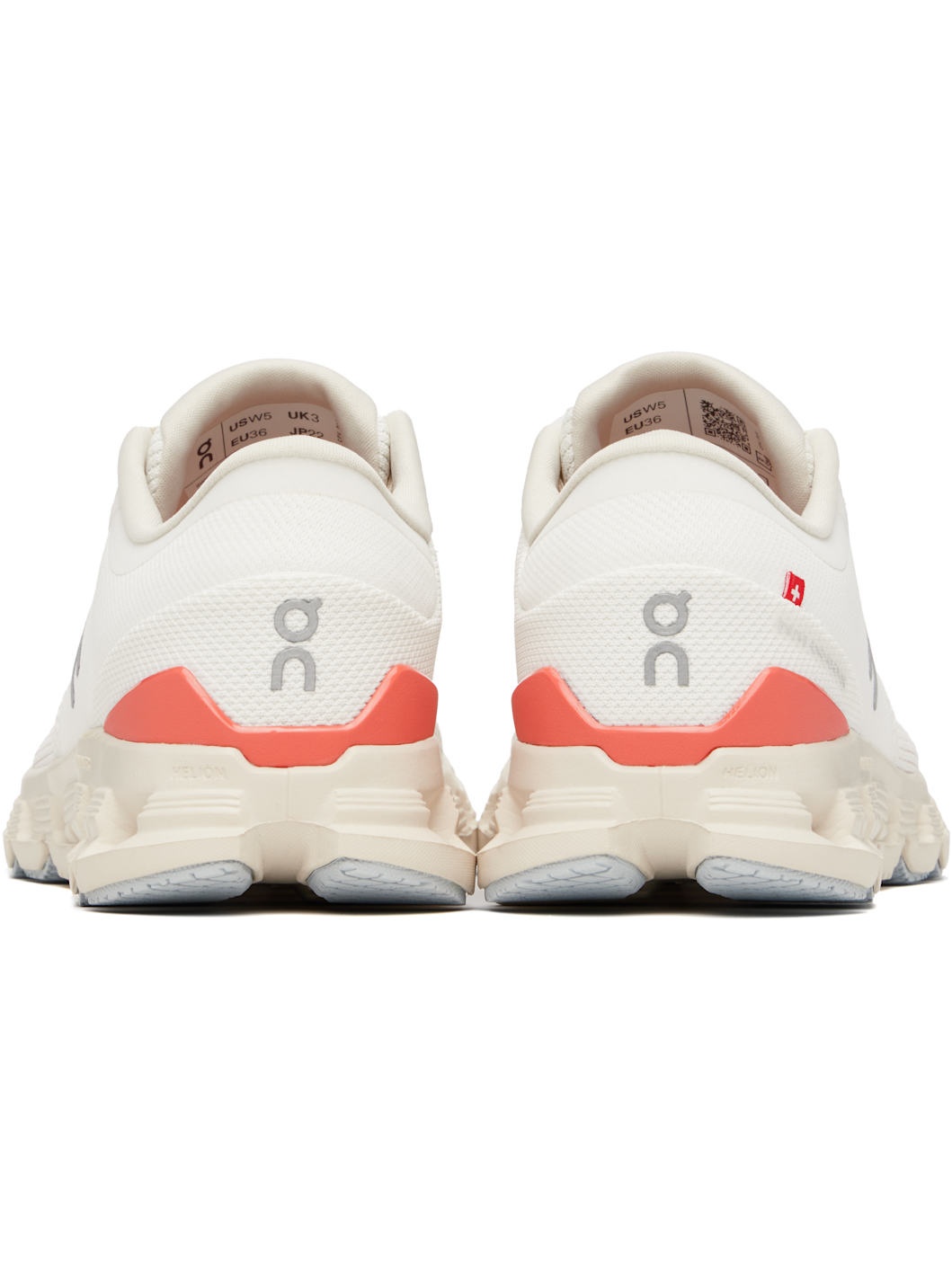 Off-White & Orange Cloud X 4 Sneakers - 2