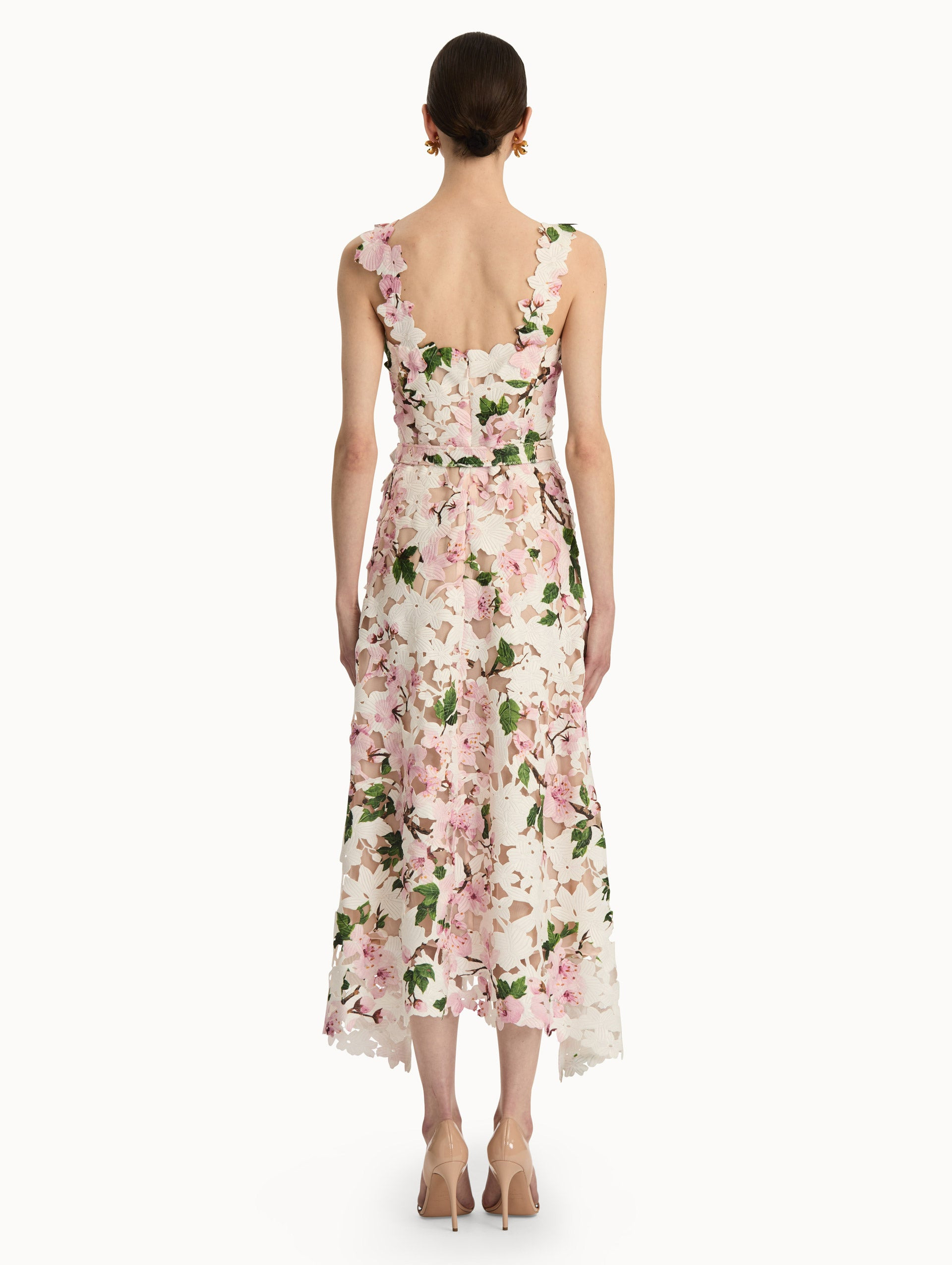 CHERRY BLOSSOM GUIPURE DRESS - 3