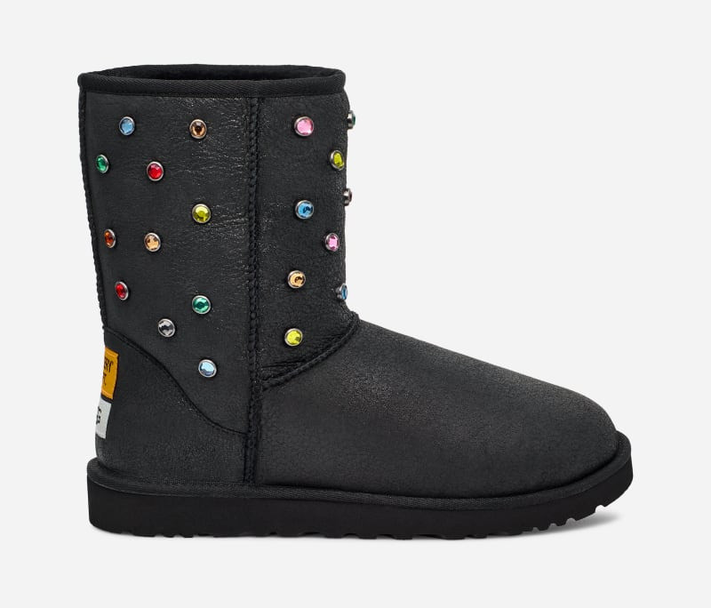 ® Men's ® Gallery Dept Classic Short Sheepskin Classic Boots in Black 1