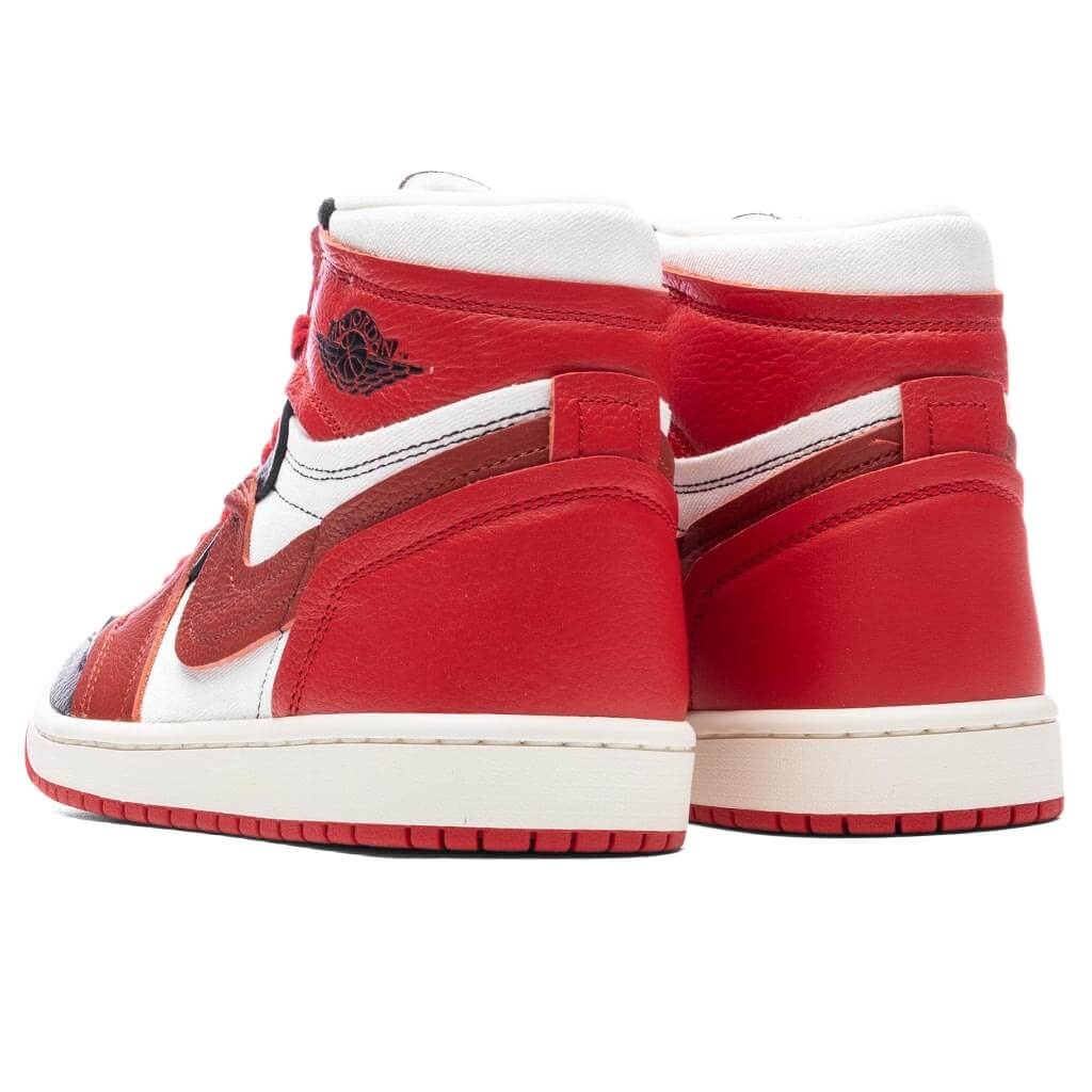 AIR JORDAN 1 HIGH MM WOMEN'S - SPORT RED/DUNE RED/BLACK - 3