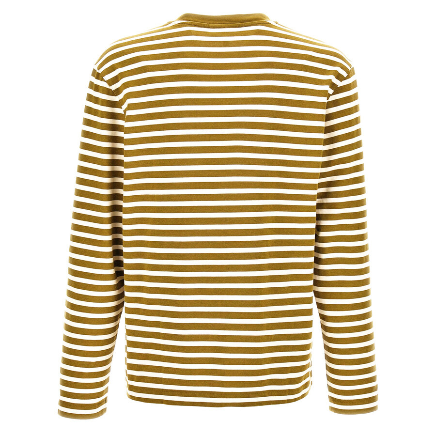 Maison Kitsune Striped Fox Head Patch T-Shirt - 6