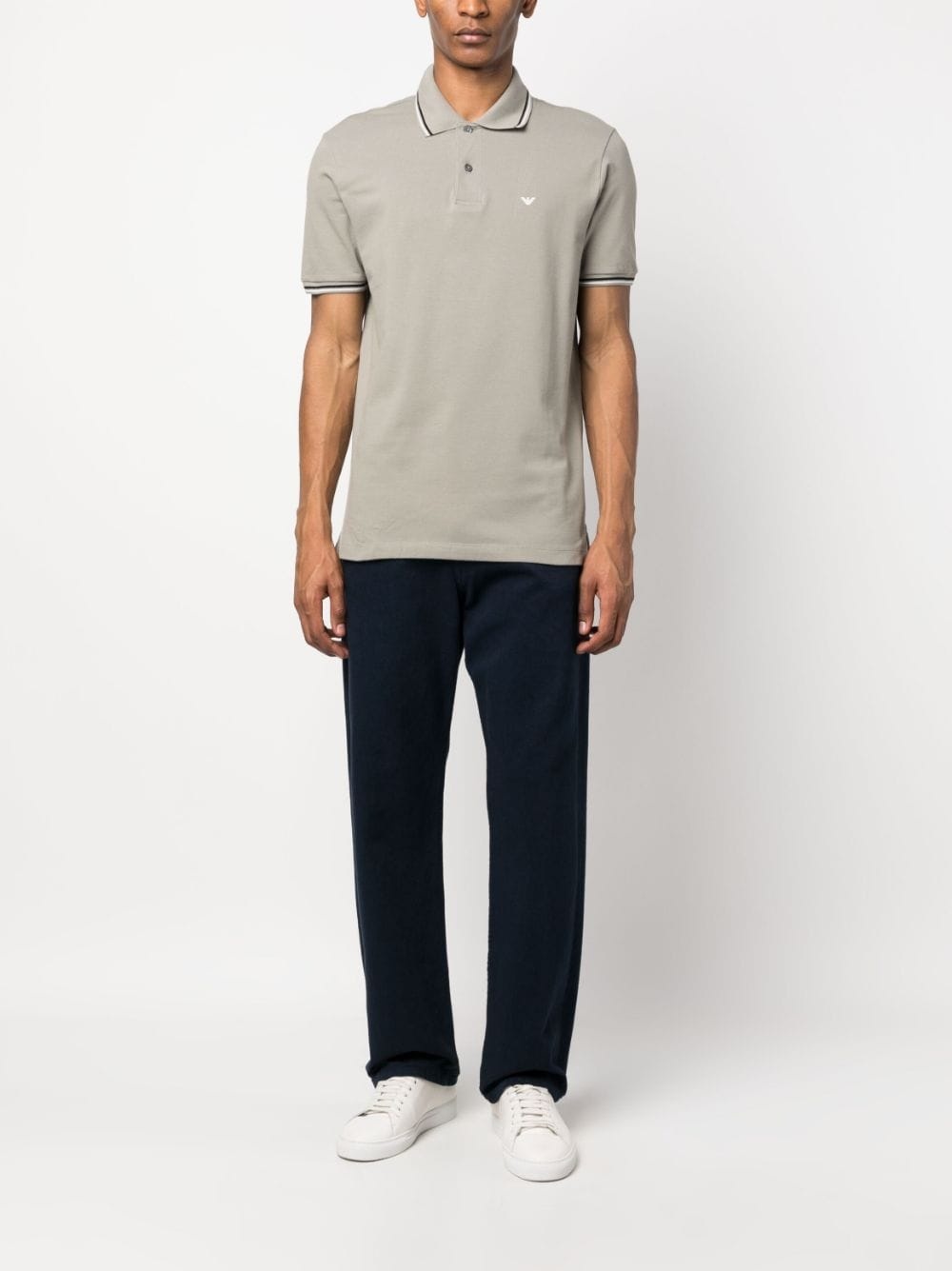 logo-embroidered polo shirt - 2