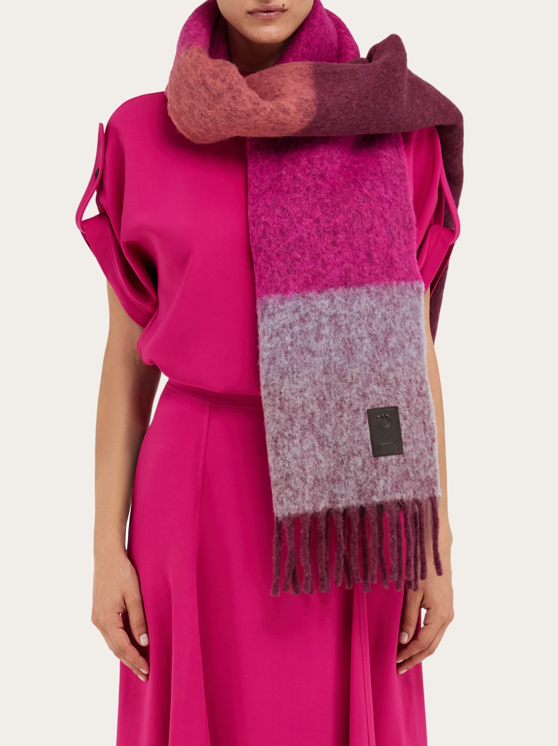 Alpaca-blend scarf - 3