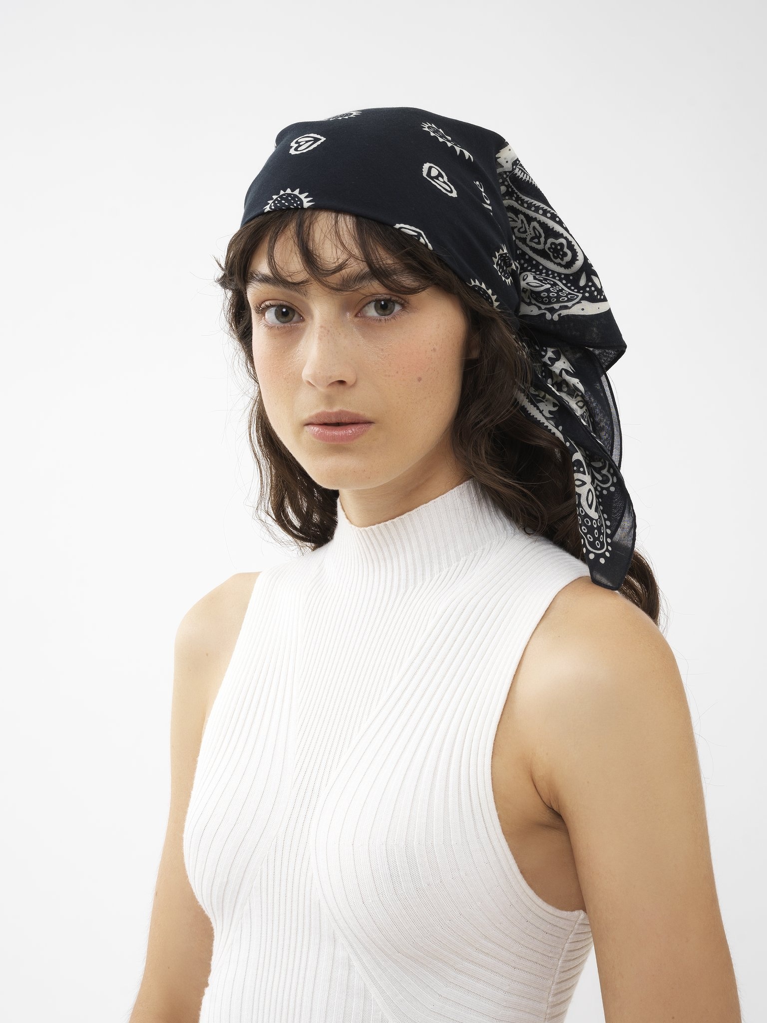 BANDANA PRINT SCARF - 4