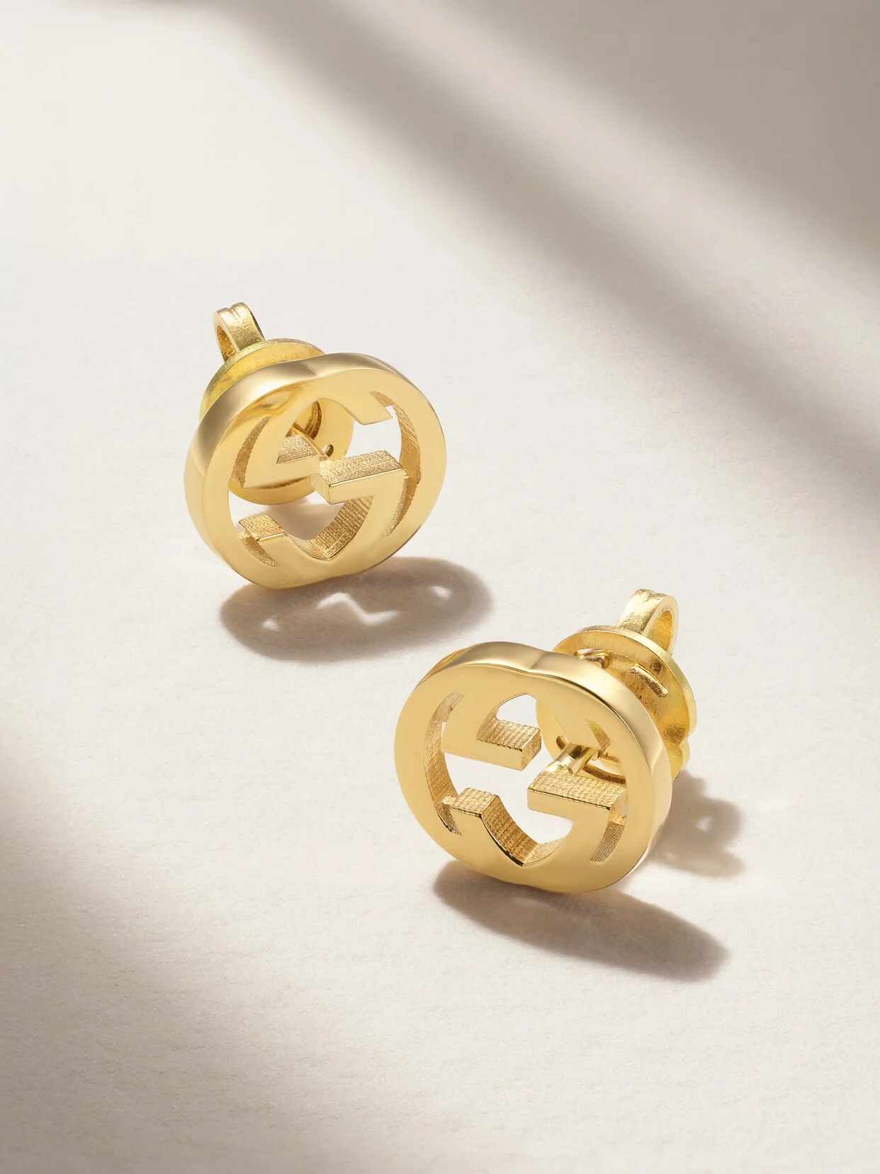 Interlocking G 18-karat Gold Earrings - 1