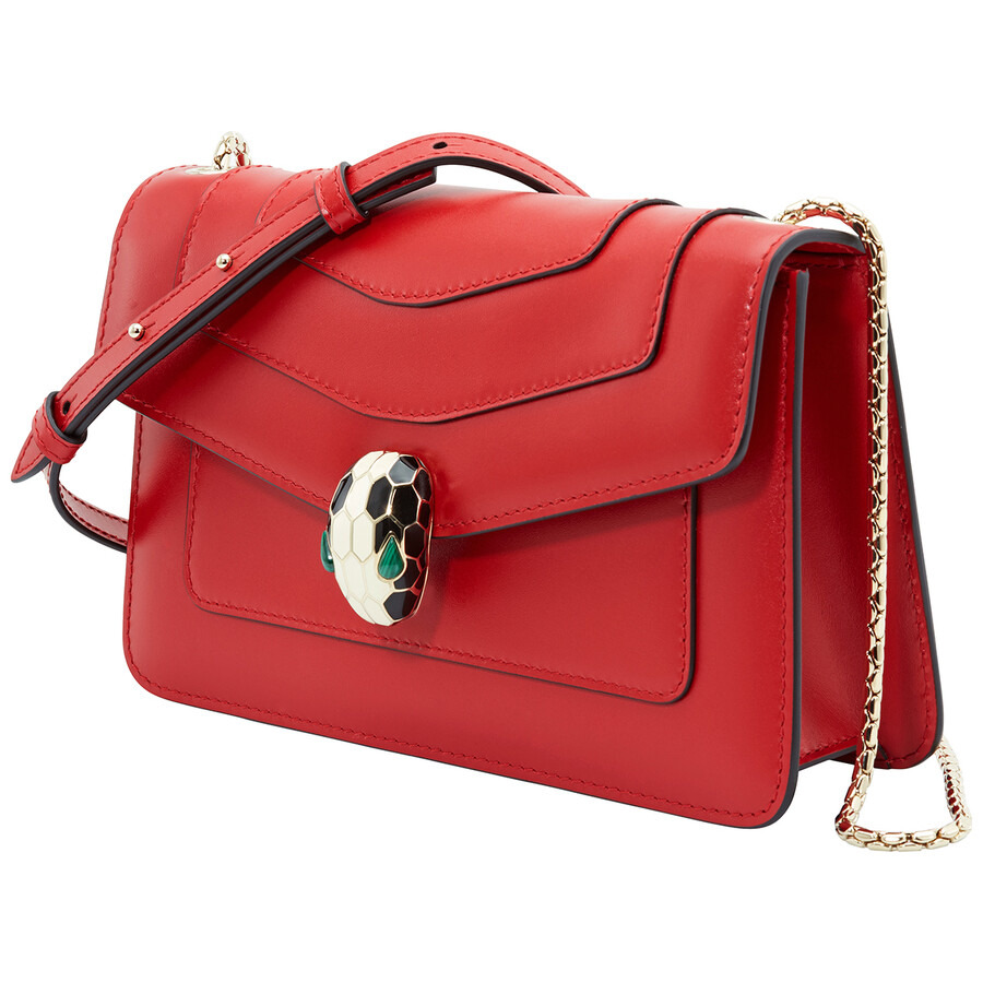 Bvlgari Serpenti Forever Crossbody Bag- Carmine Jasper - 2
