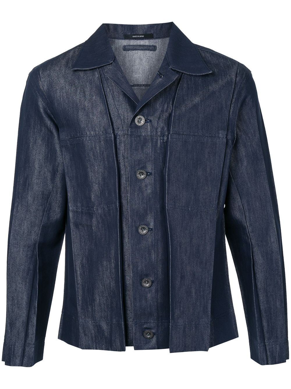 fitted pleated jacket - 1