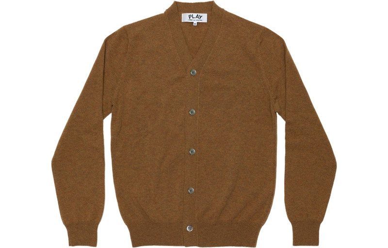 Comme des Garçons PLAY COMME des GARCONS PLAY Cardigan Pastel Series Sleeve Heart 'Pastel Camel' AZ-N092-051-3 outlook